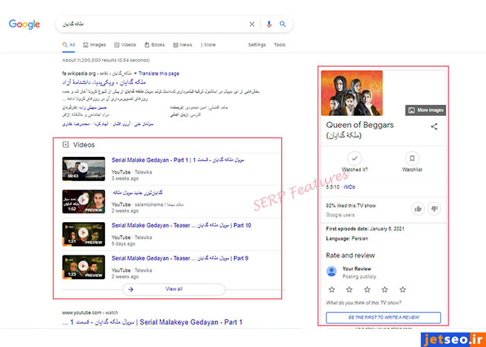 ویژگیهای SERP چیست و چگونه میتوانید در آنها ظاهر شوید
